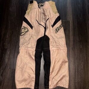 Y2K Thor Motocross Black & Tan Pants Size 34